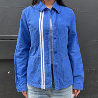 *NEW* Blue Workwear Jacket White Stripes