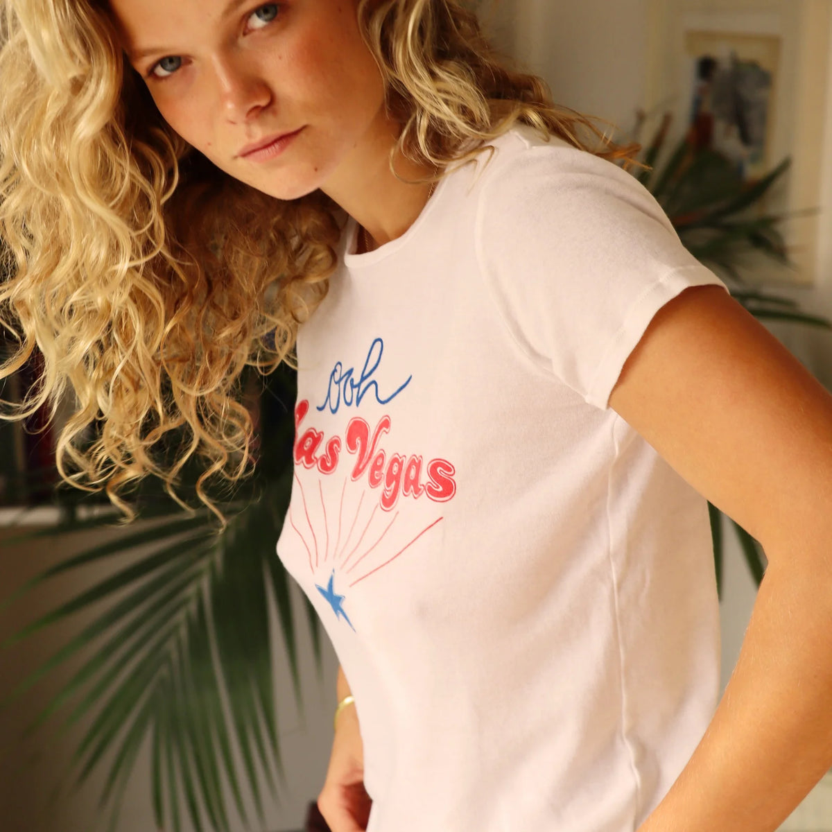 Get It On Ooh Las Vegas White T