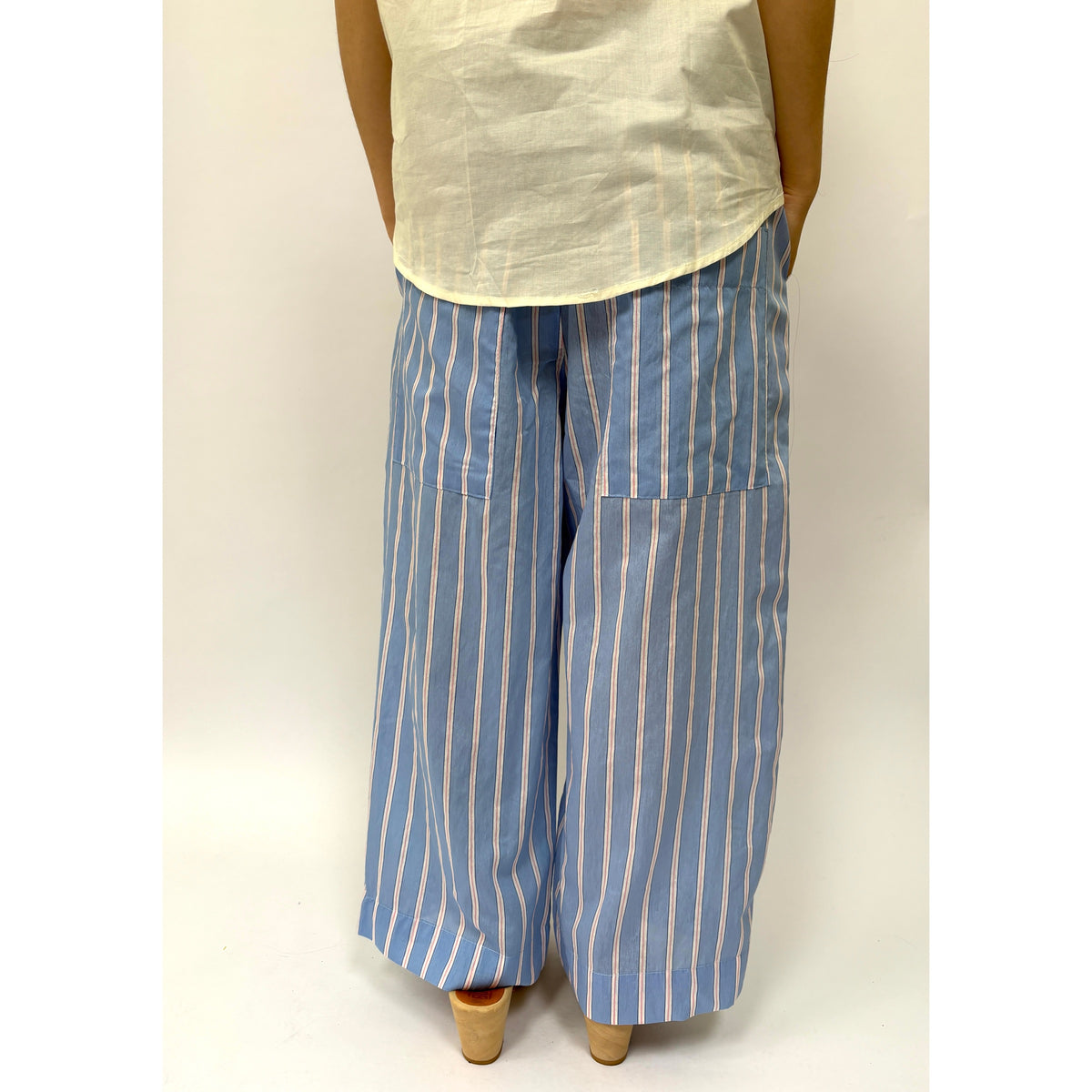 *NEW* Cotton Stripe  PJ-Style Pants Blue