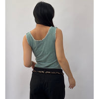 *NEW STYLE* Soft Rib Vest Aqua Blue