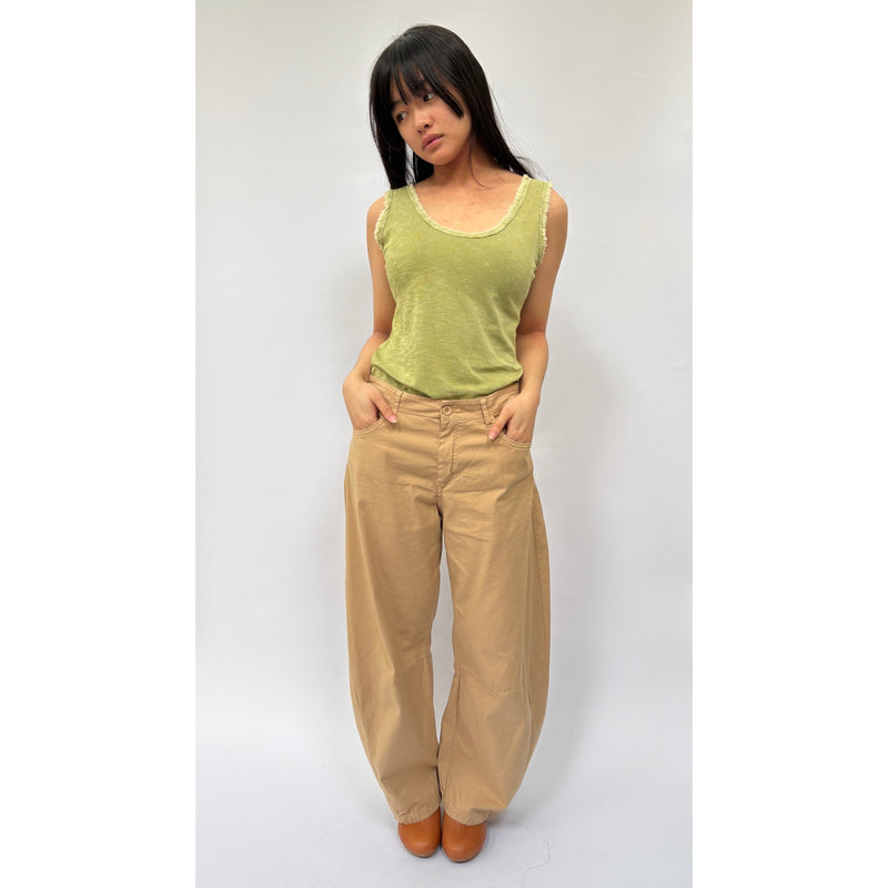 *NEW* Sand-Coloured Barrel Pants