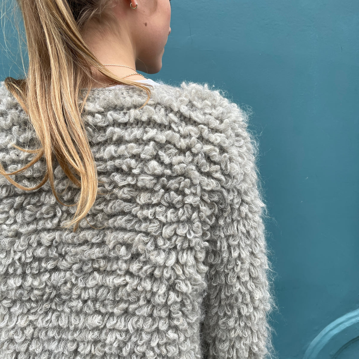 Hoss Intropia Grey Loop cardigan