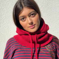 Cashmere Balaclava Red