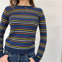 Metallic Stripe Knit Jumper