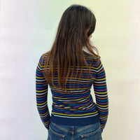 Metallic Stripe Knit Jumper