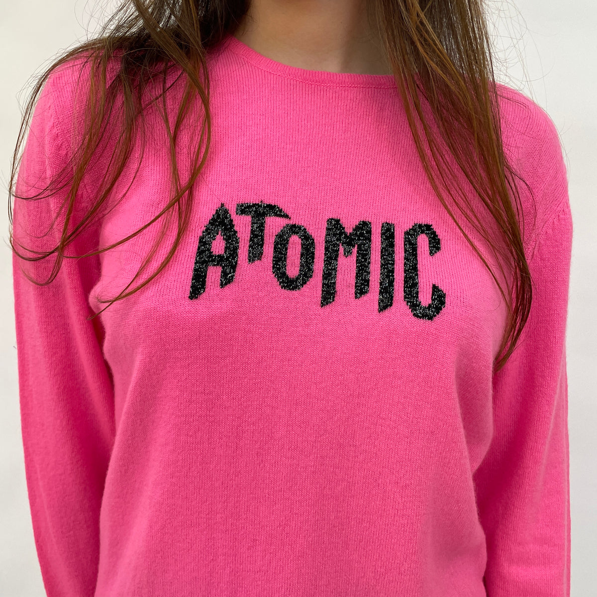 Orwell + Austen Neon Pink Atomic Jumper