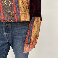 Pierre-Louis Mascia Silk and Velvet Blouse