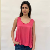 Sluiz Ibiza Pink Vest Top