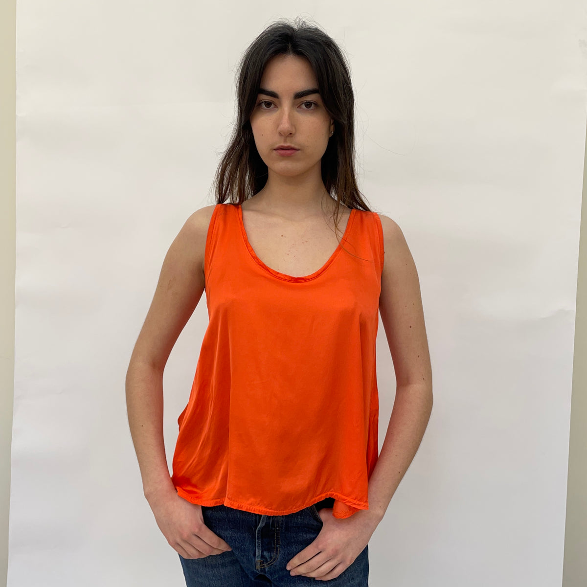 Sluiz Ibiza Orange Vest Top