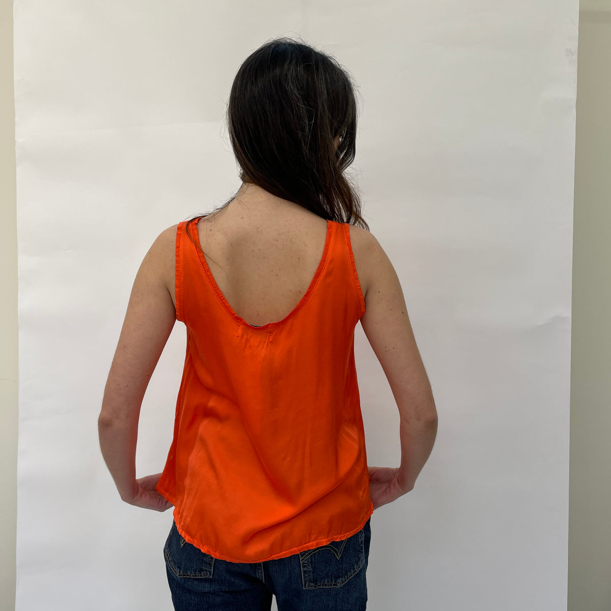 Sluiz Ibiza Orange Vest Top