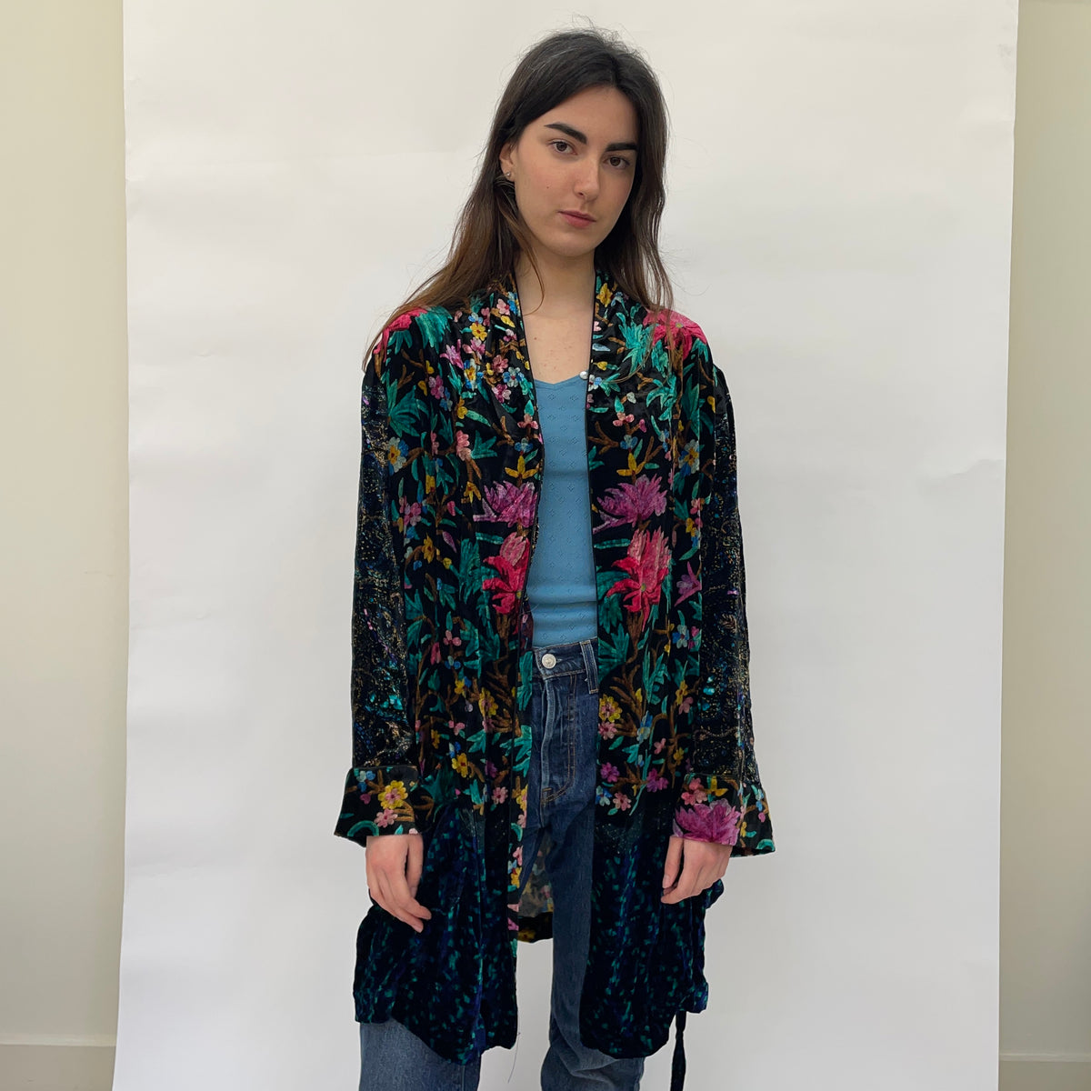 Pierre-Louis Mascia Soft Belted Jacket Floral