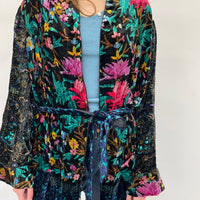 Pierre-Louis Mascia Soft Belted Jacket Floral