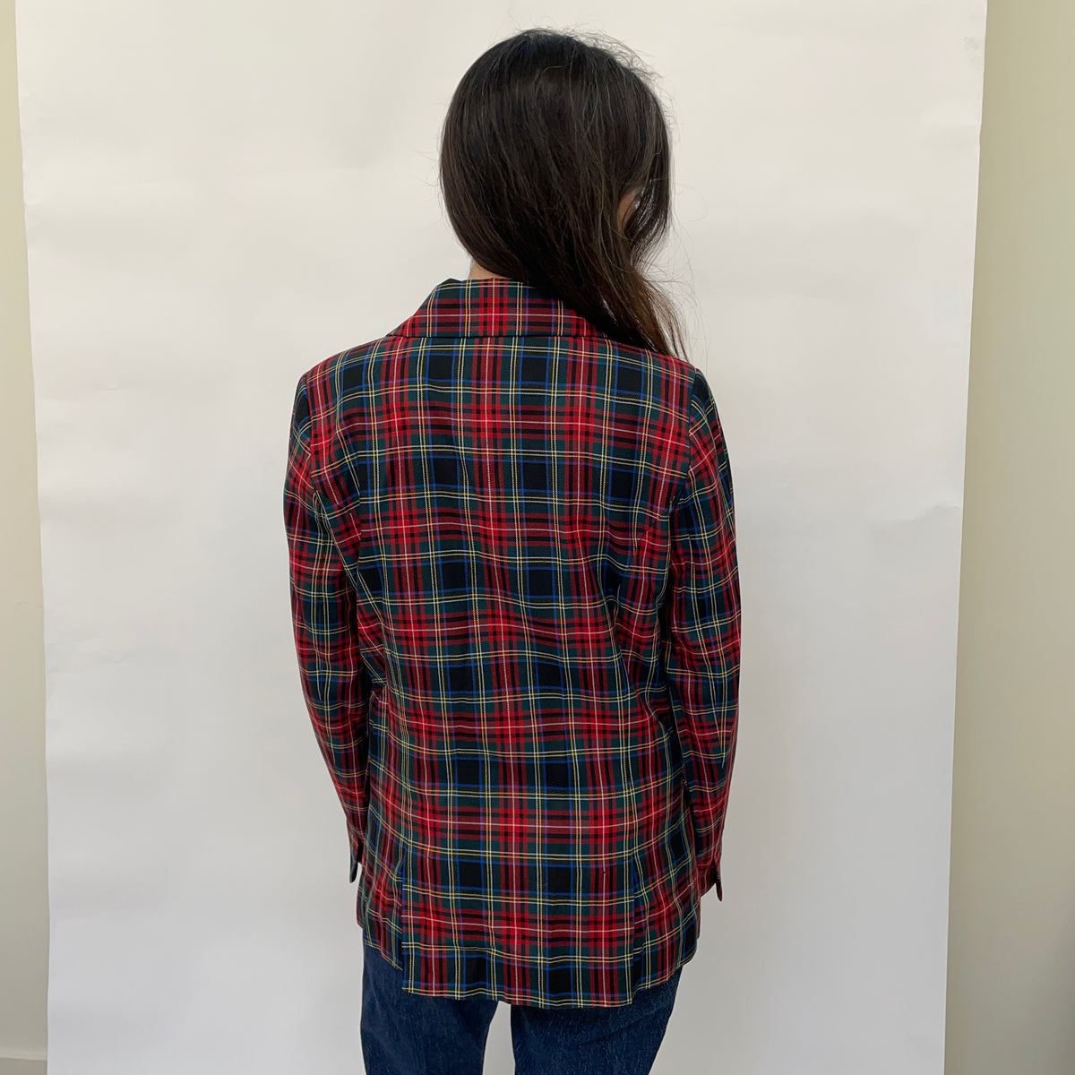 Just Female Tartan Blazer