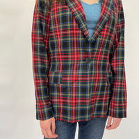 Just Female Tartan Blazer