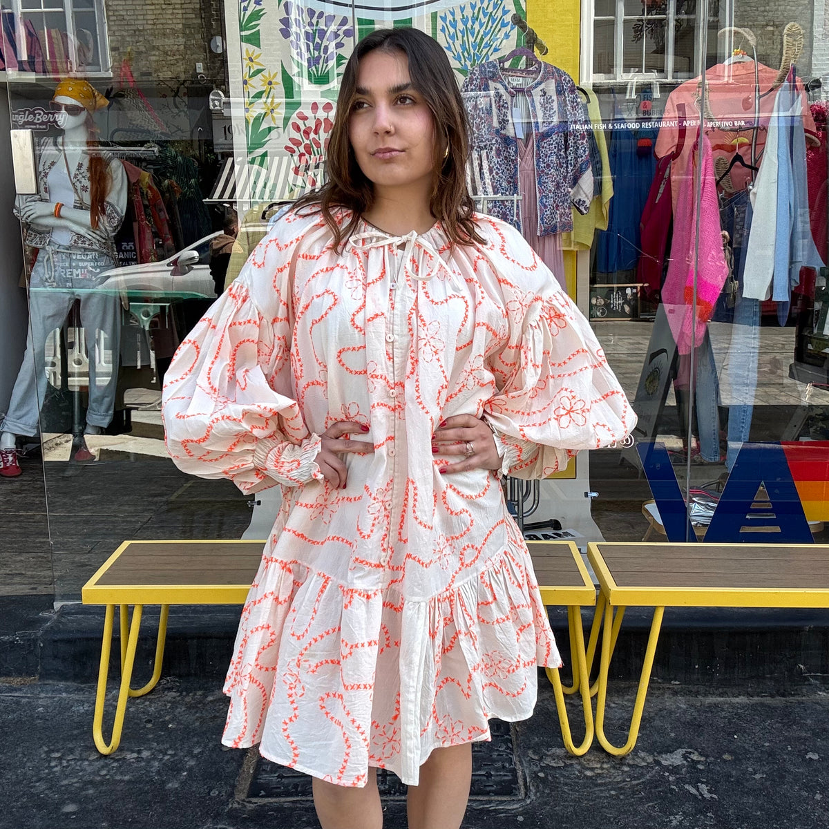 Susana Dress Orange