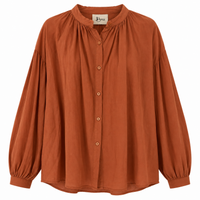 Lightweight Cotton Shirt Chestnut