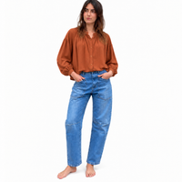 Lightweight Cotton Shirt Chestnut