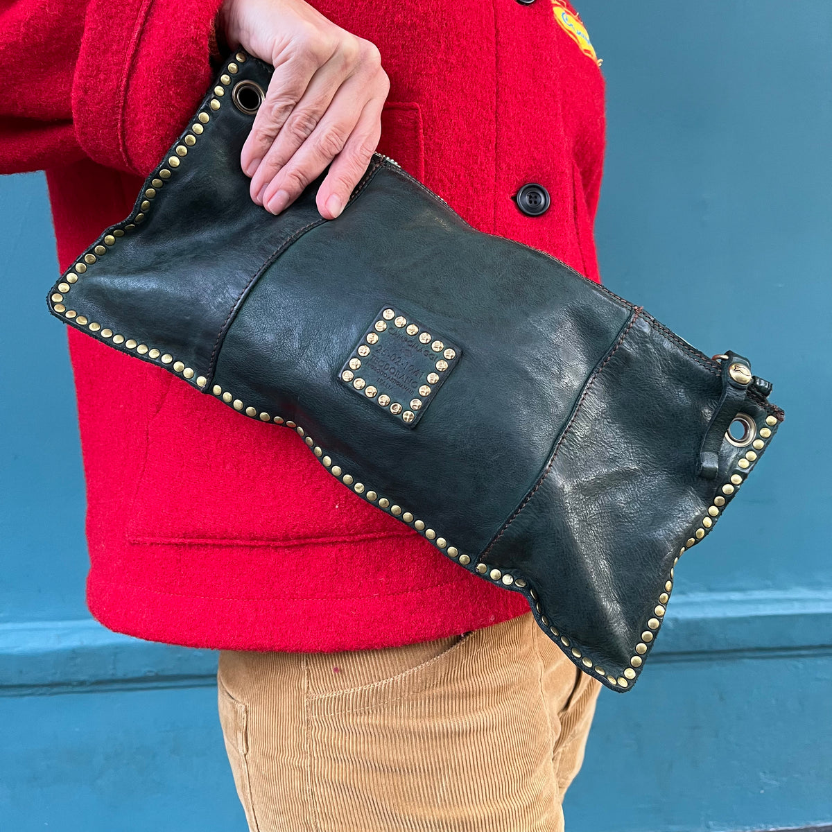 *JUST DROPPED* Gabriella Envelope Forest Green