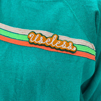 Useless Green Stripe Sweatshirt
