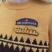 Useless Patched Vintage Knit