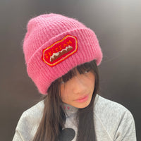 Useless Pink Ski Team Beanie