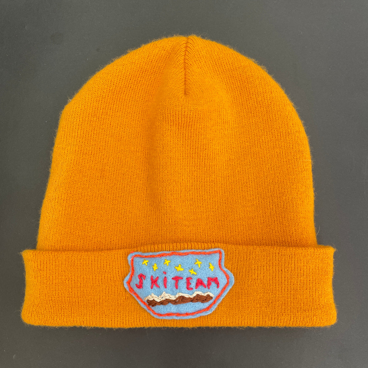 Useless Orange Ski Team Beanie