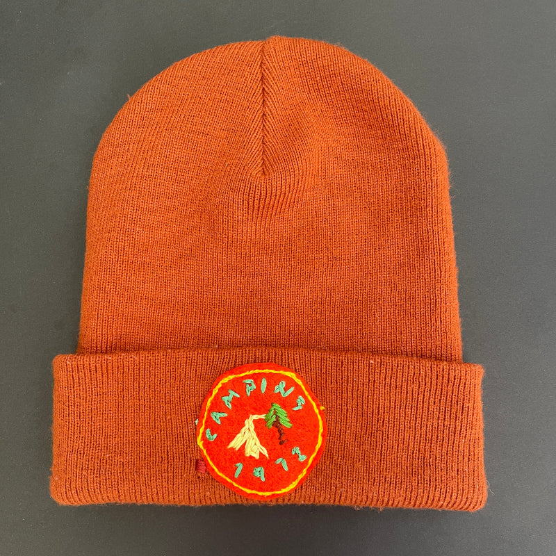 Useless Tan Camping Beanie