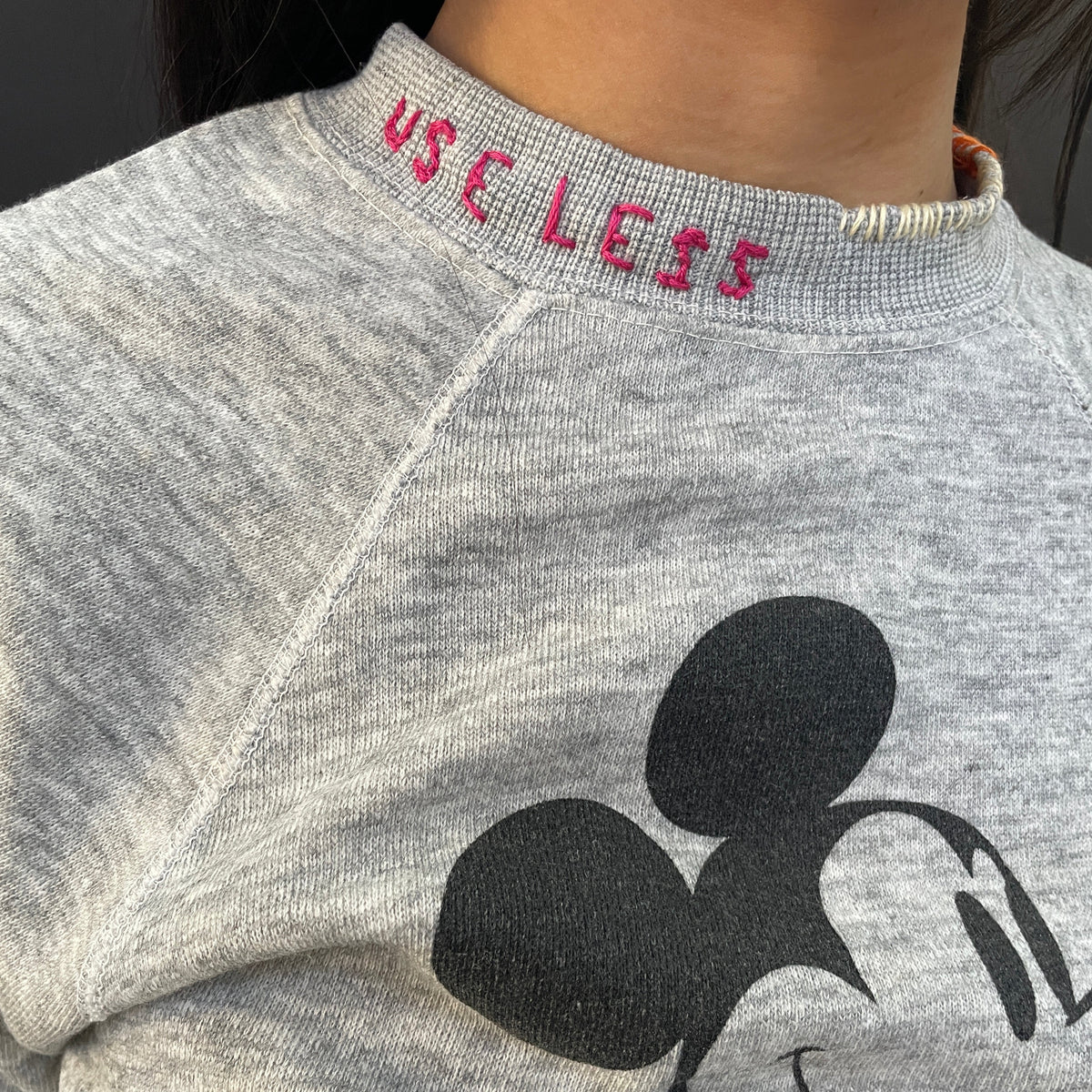Useless Mickey Mouse Grey Sweatshirt