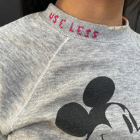 Useless Mickey Mouse Grey Sweatshirt