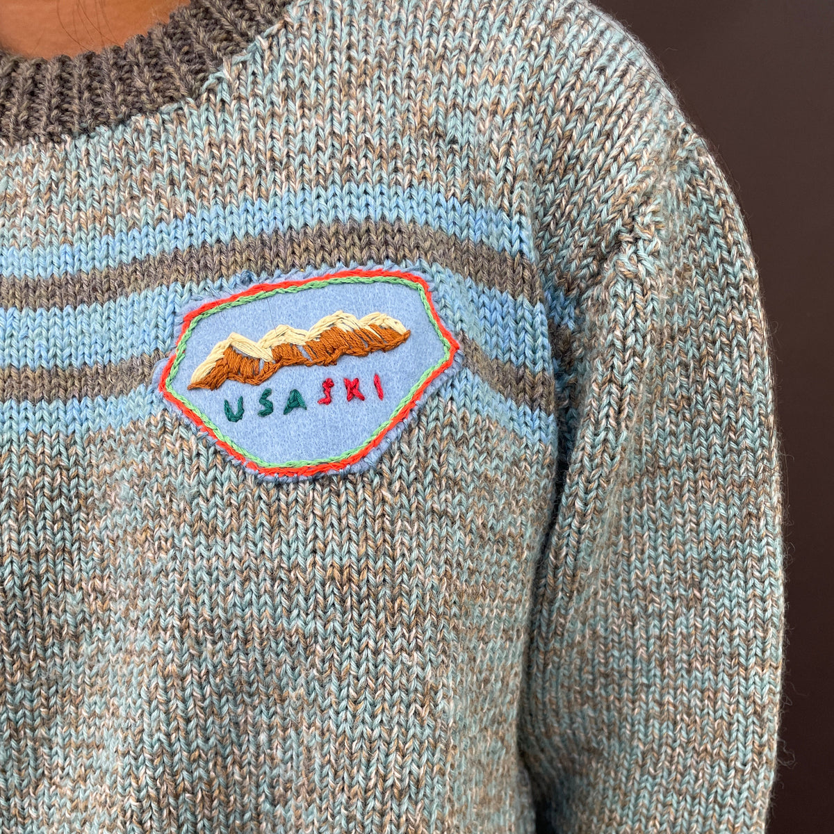 Useless Knitted USA Ski Jumper