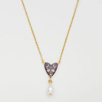 Jasmine Moon Butterfly Pearl Necklace