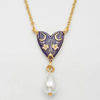 Jasmine Moon Butterfly Pearl Necklace