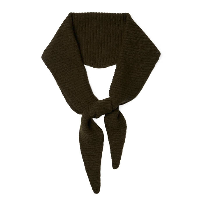 *NEW* Cashmere Diamond Skinny Scarf Khaki