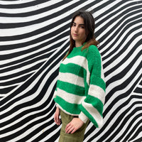 *RESTOCK* Green Stripe Jumper