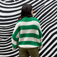 *RESTOCK* Green Stripe Jumper