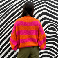 *NEW* Orange/Fuchsia Stripe Jumper