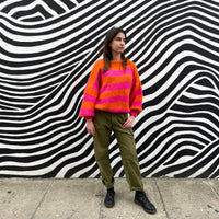 *NEW* Orange/Fuchsia Stripe Jumper