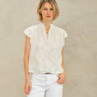 *LANDED!* Lila Embroidered Top