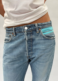078. Levi's 501s Light Blue Tape