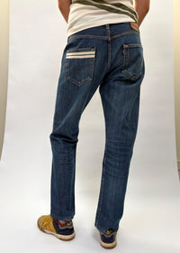 077. Levi's 501s White Tape