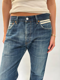 077. Levi's 501s White Tape