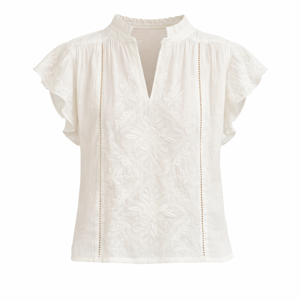 *LANDED!* Lila Embroidered Top
