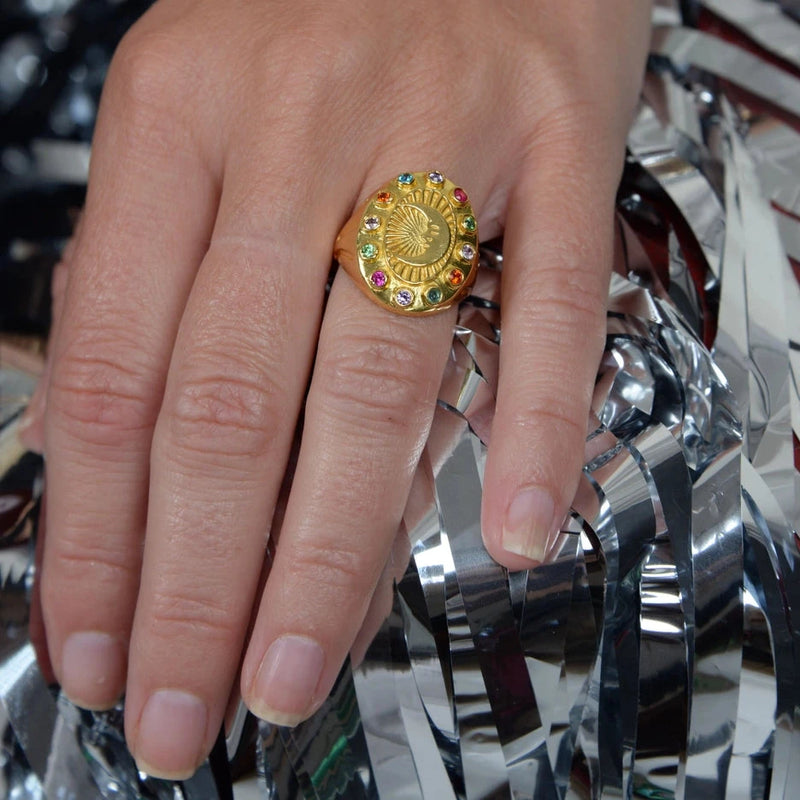 Moon Man Ring