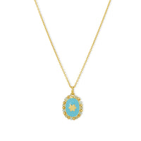 Newport Star Pendant Necklace Turquoise