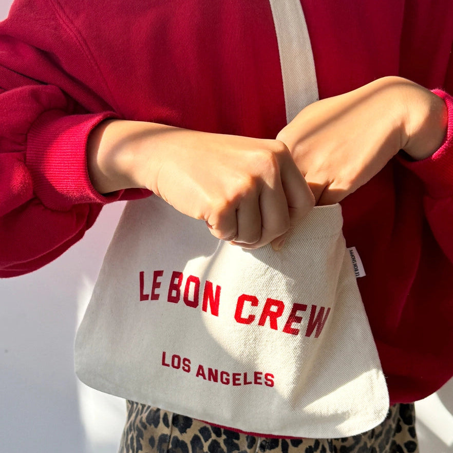Petite Happy Carry Bag Neutral & Red