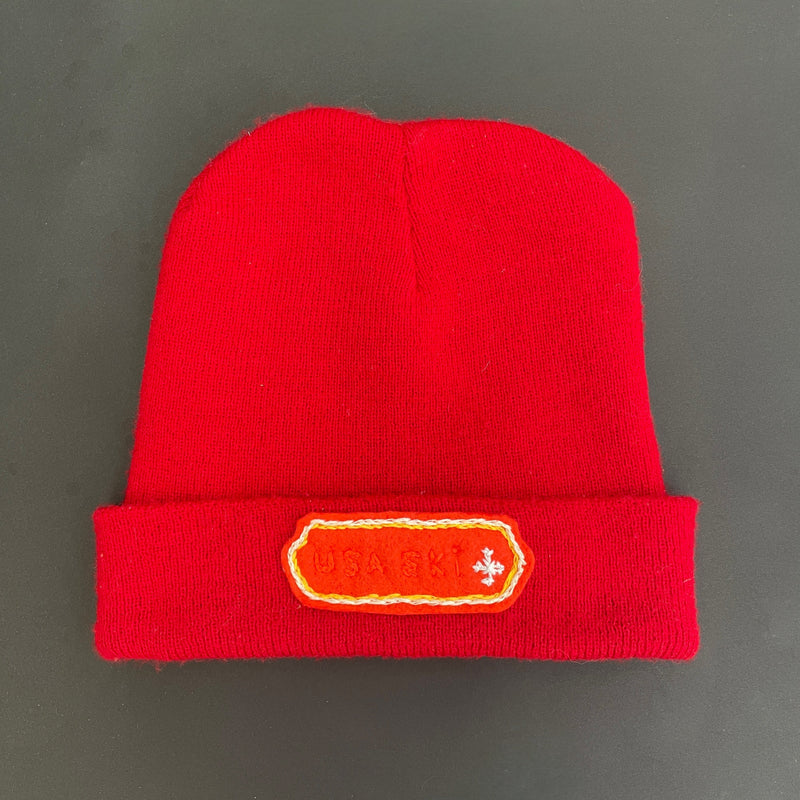 Useless Red USA Ski Beanie
