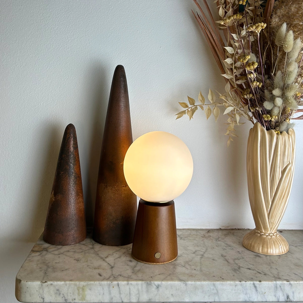 Deco Cone Woodern  Lamp