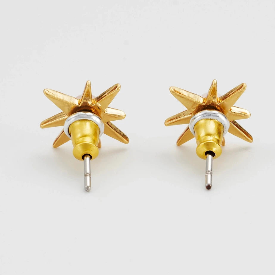 Star Pearl Stud Earrings