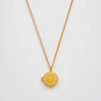 Sun Locket Necklace