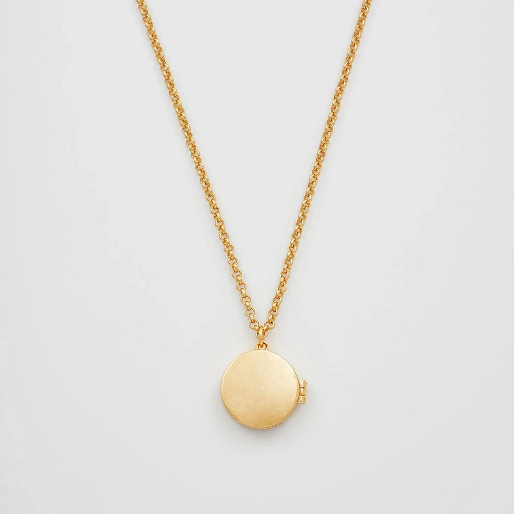 Sun Locket Necklace